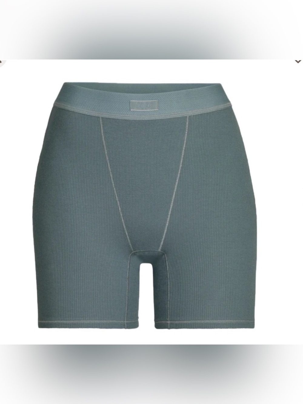 NWOT cotton rib boxer• XL •kyanite - Picture 3 of 7